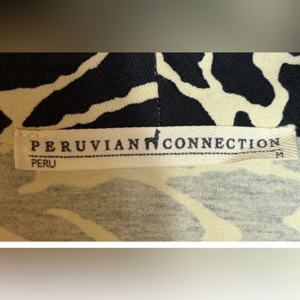 Peruvian Connection Medium Cyprus Top Ruched Long… - image 4